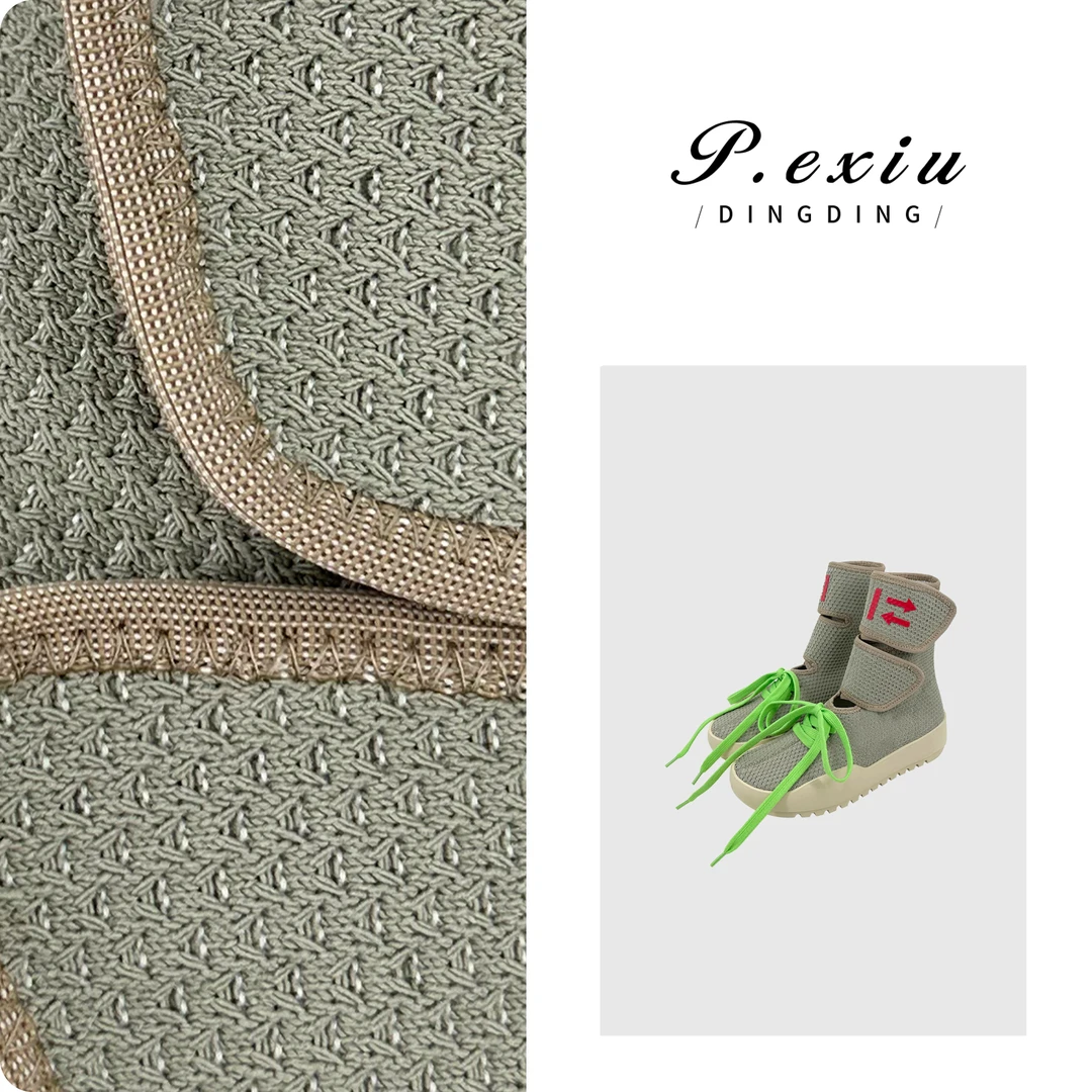 PanYiXiu/潘依绣欧美风设计款魔术贴系带高帮运动鞋 QL91001