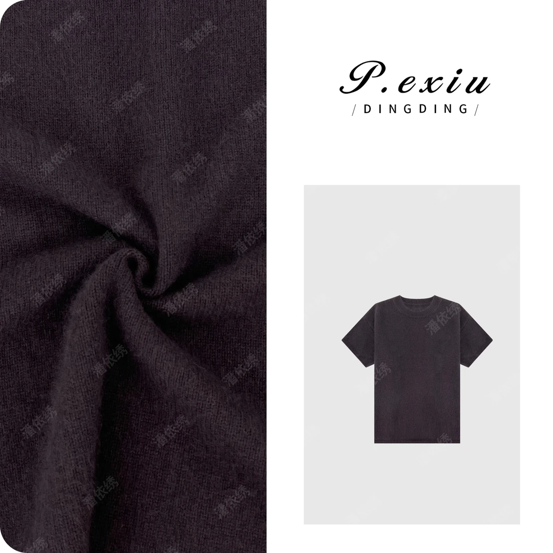 PanYiXiu/潘依绣【法式午后】浣熊绒羊-毛柔糯带袖套针织上衣ZZ0679