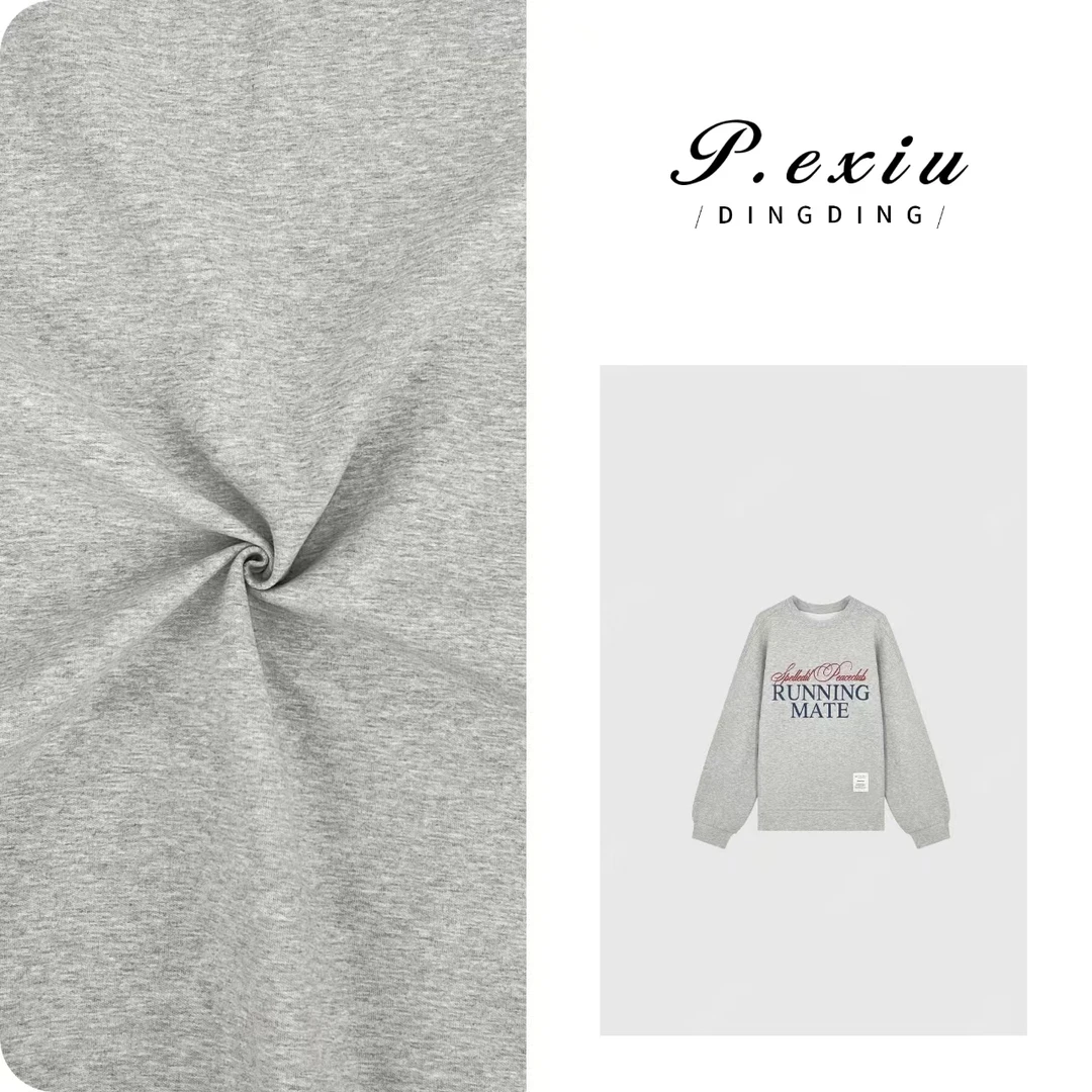 PanYiXiu/潘依绣韩系简约清新印花套头减龄长袖卫衣 7011T