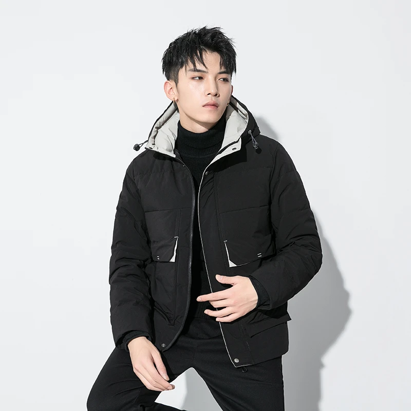 冰能量#Y1205秋冬季保暖防风时尚休闲羽绒服