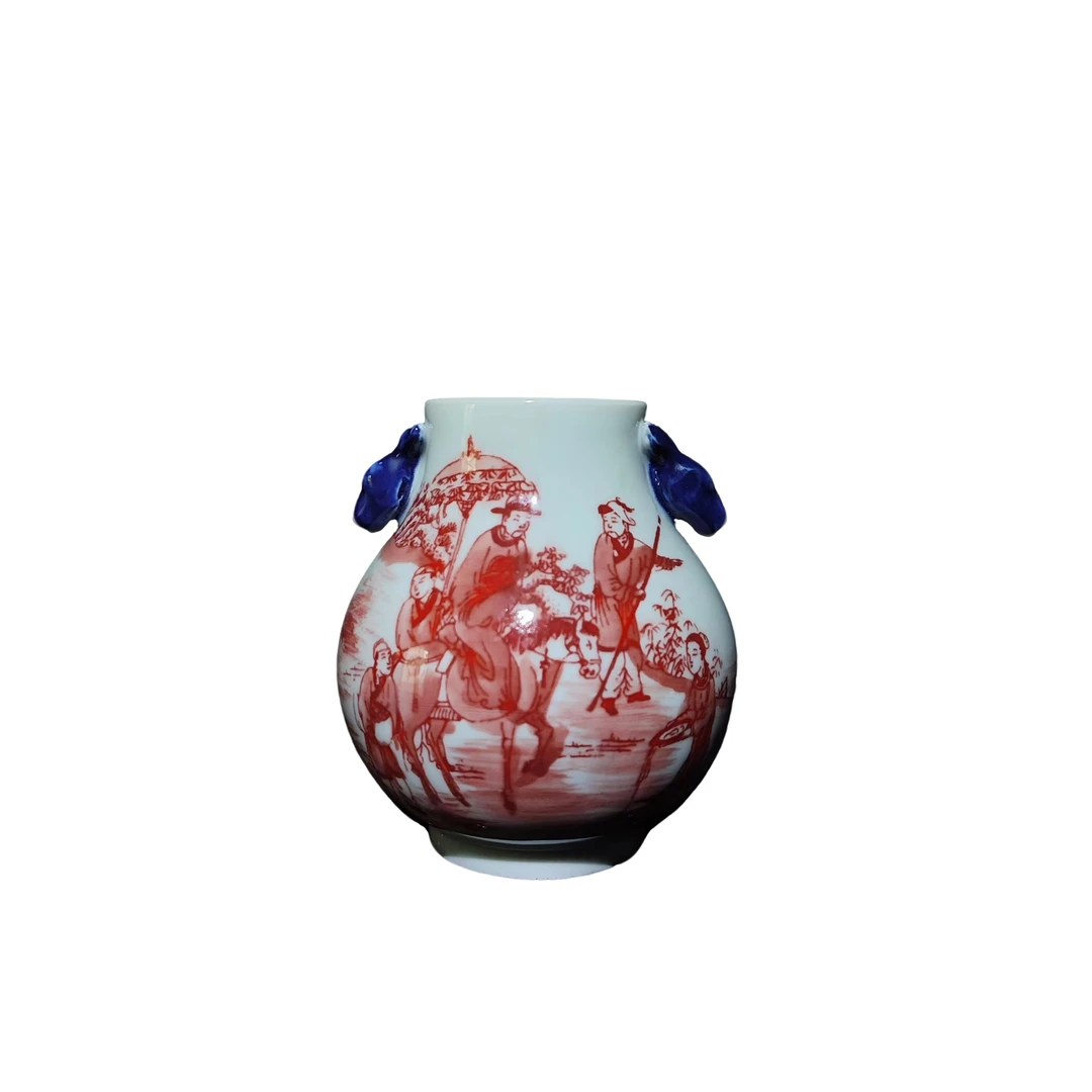 创意青花陶瓷摆件罐M36