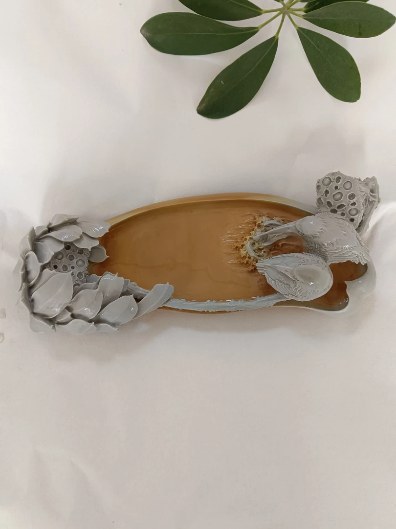 金包玉翠鸟白莲香插