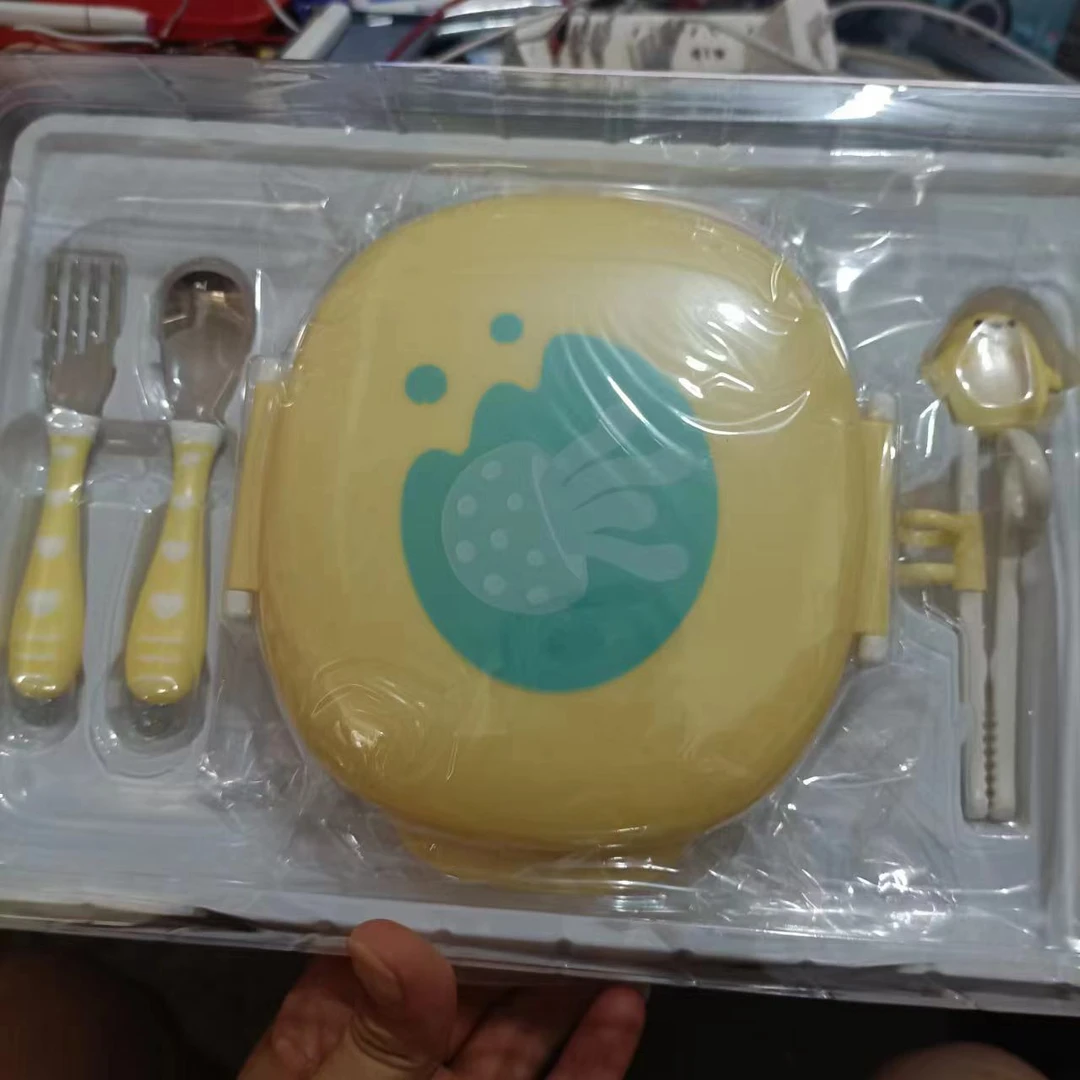 儿童辅食餐盘餐具五件套