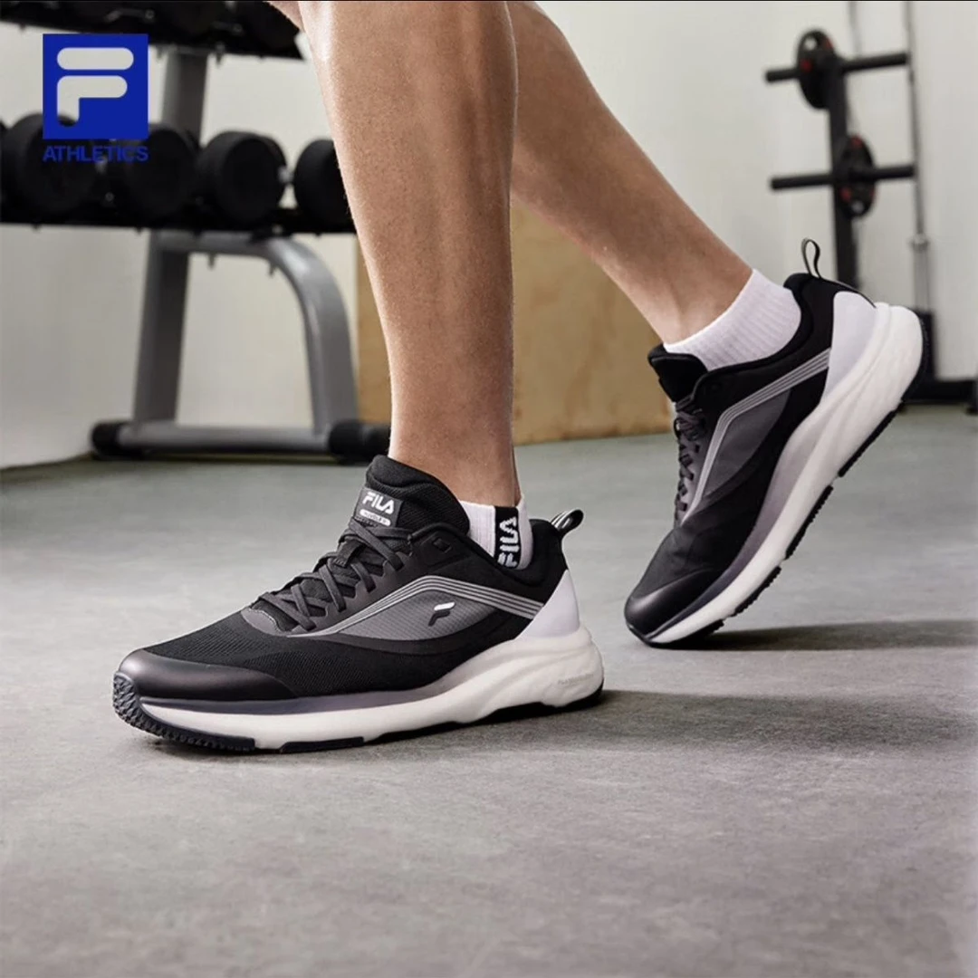 黄景瑜同款FILA 斐乐男鞋透气缓震跑步鞋2025新款柔云2专业运动鞋