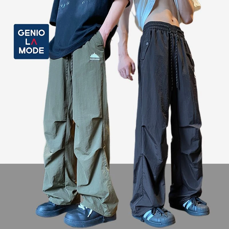 GENIOLAMODE伞兵冲锋运动速干长裤子男女春夏秋季冰丝潮