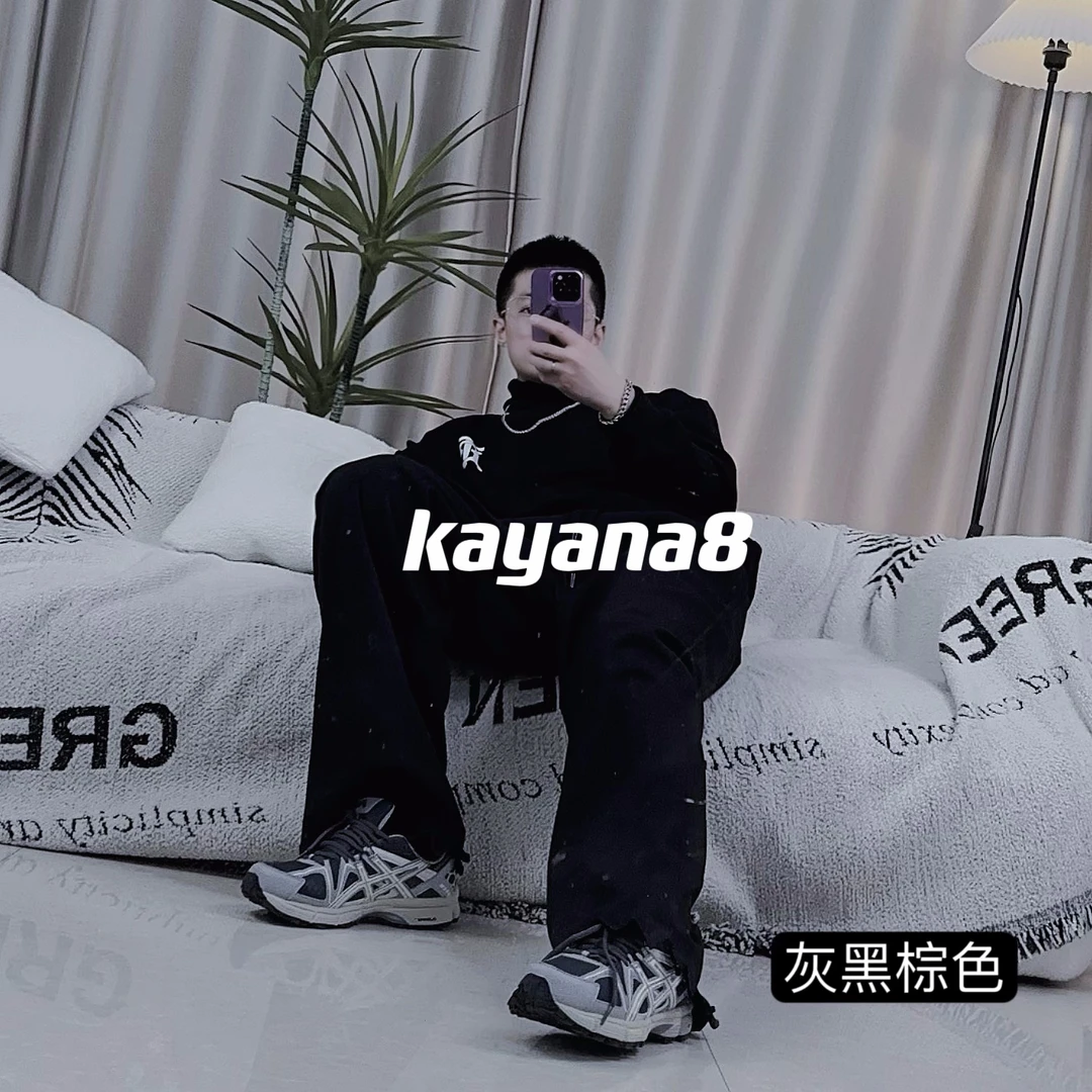(吉5) 透运动鞋复古男女减震耐磨复古户外休闲鞋跑鞋老爹鞋