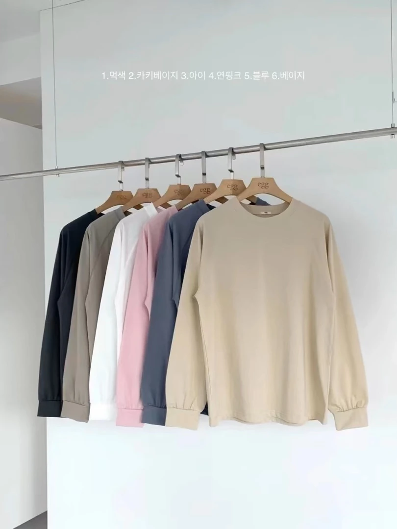 东大门正品Egg插肩袖长袖T（不支持退换，理性下单）