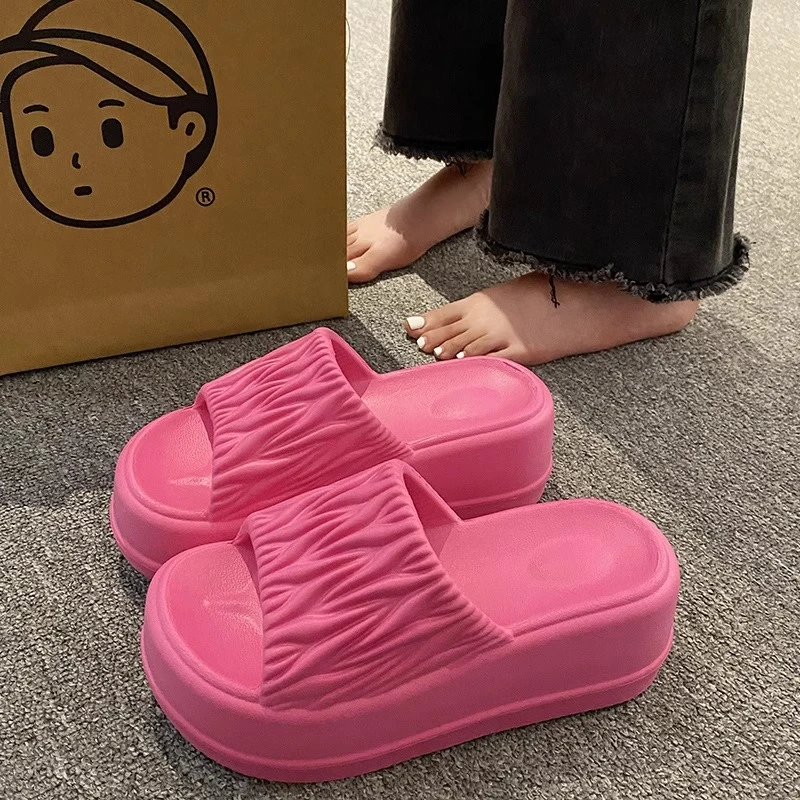 超厚底踩屎感拖鞋女夏季2024新款外穿时尚eva不臭室内防滑凉拖鞋