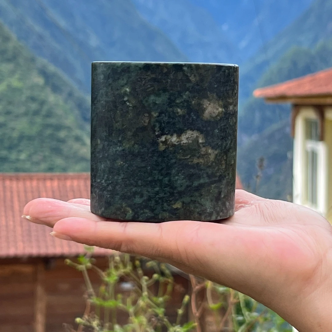 【竹林妹】西藏墨脱皂石/林芝帮辛甜菜头直款杯天然皂石半手工制作