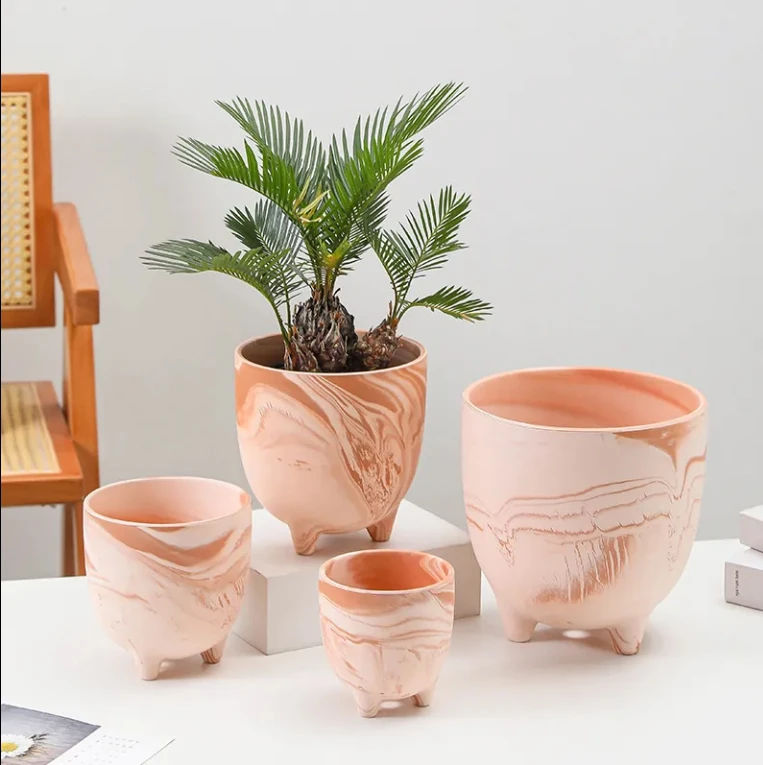 【玛奇朵三脚】透气吸水蝴蝶兰专用高脚创意盆栽