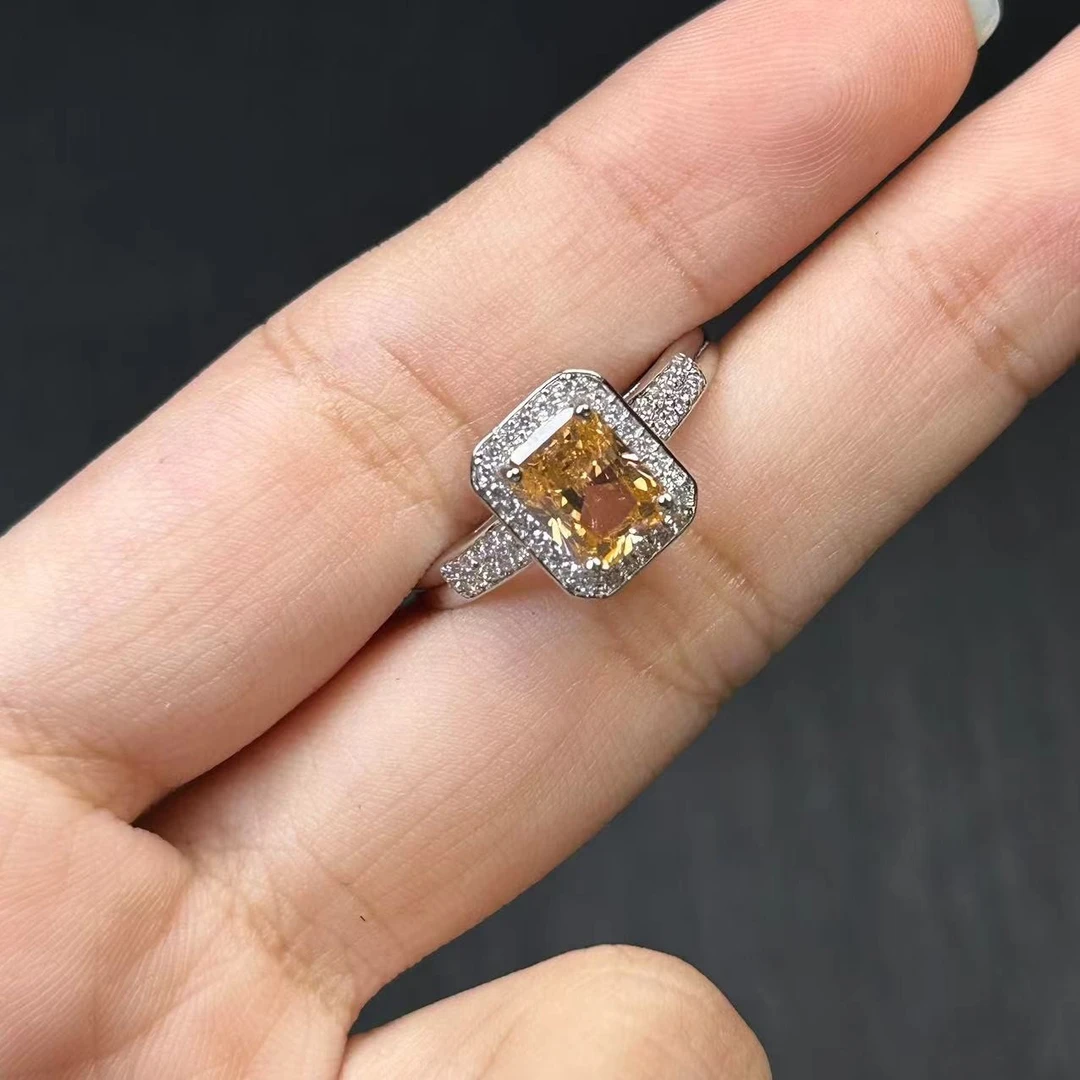 气质轻奢幻彩色戒指经典时尚769