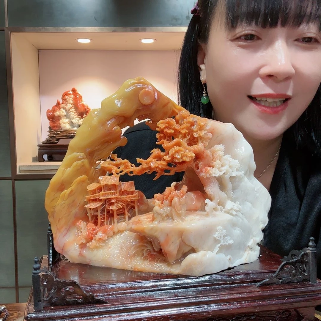 寿山石用****5寿山石摆件