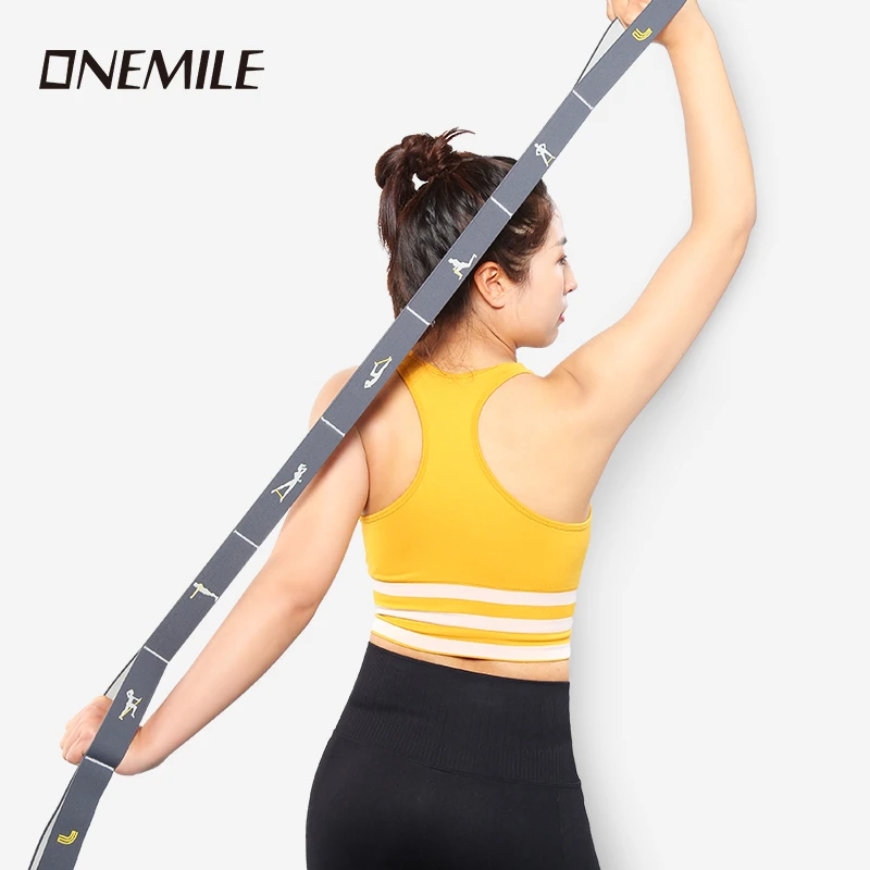 一英里数字分段弹力带普拉提舞蹈瑜伽伸展拉力健身阻力运动田径