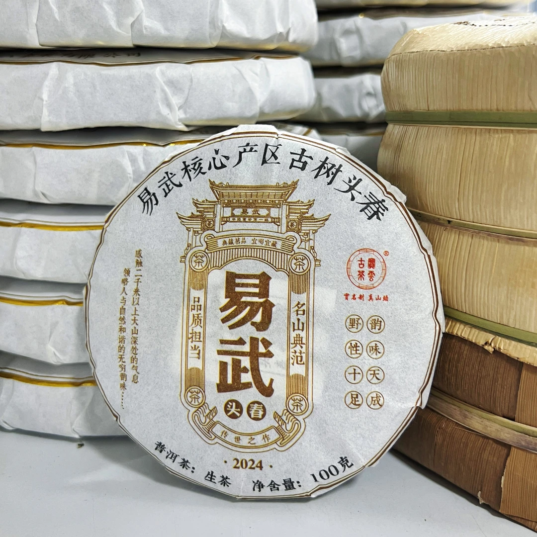 2024易武头春 普洱茶（生茶）100g