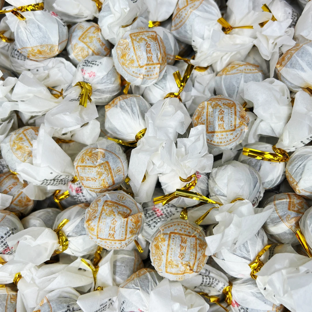 2014【金凤凰】凤凰窝小龙珠 普洱茶（生茶）±8克/颗