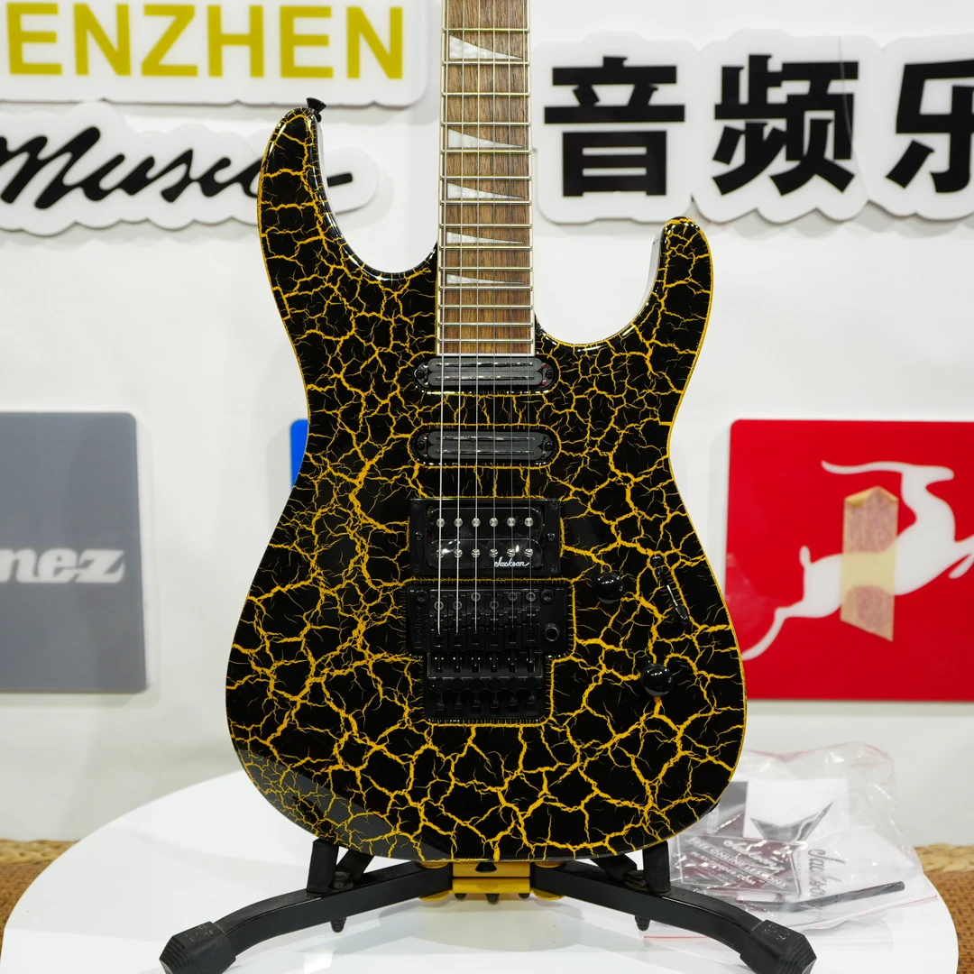 Jackson杰克逊X系列Soloist SL3X DX大双摇单单双爆裂金色电吉他