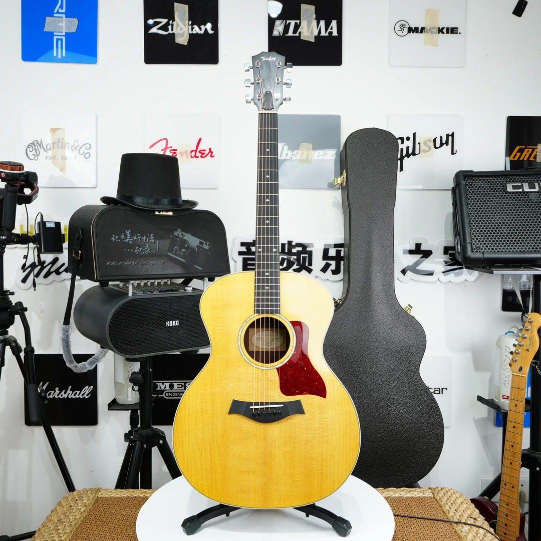 泰莱Taylor泰勒214 DLX Grand Auditorium圆角电箱木吉他豪华版