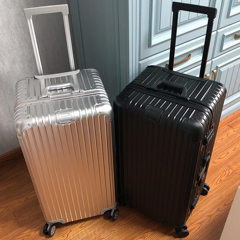 全铝镁合金大容量行李箱商务拉杆箱出国超大加厚旅行箱男女皮箱子