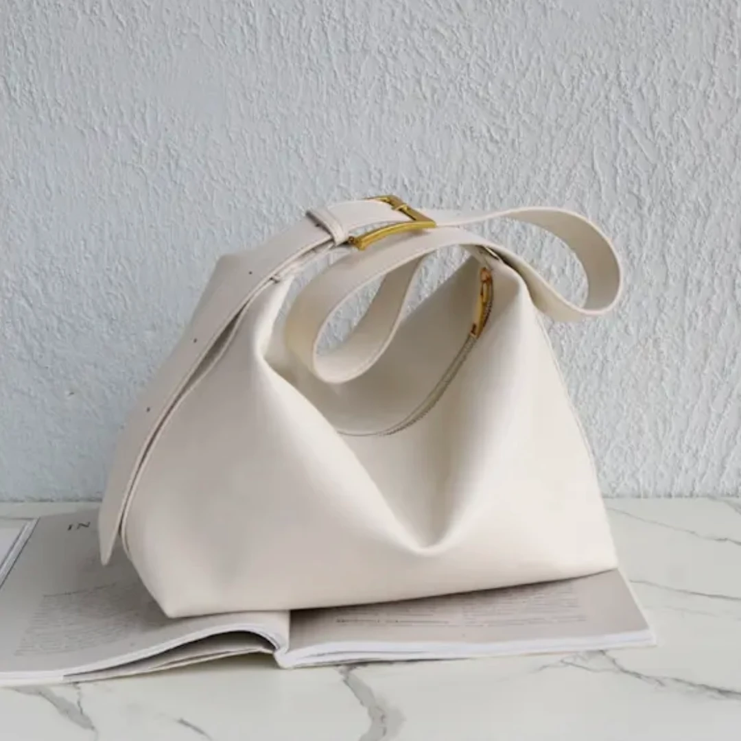 DAYI软皮托特饺子包2024新网红时尚百搭单肩韩版洋气休闲大容量