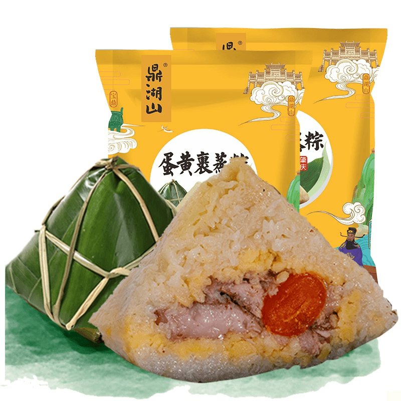 鼎湖山肇庆裹蒸粽特产蛋黄鲜肉粽端午节礼手工新鲜粽子姜0g
