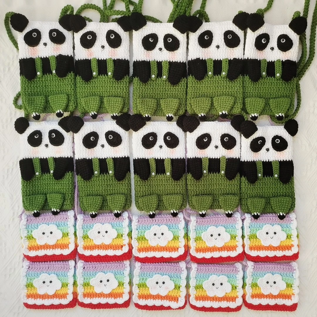 手工 钩织包包 毛线包 包邮 编织工具