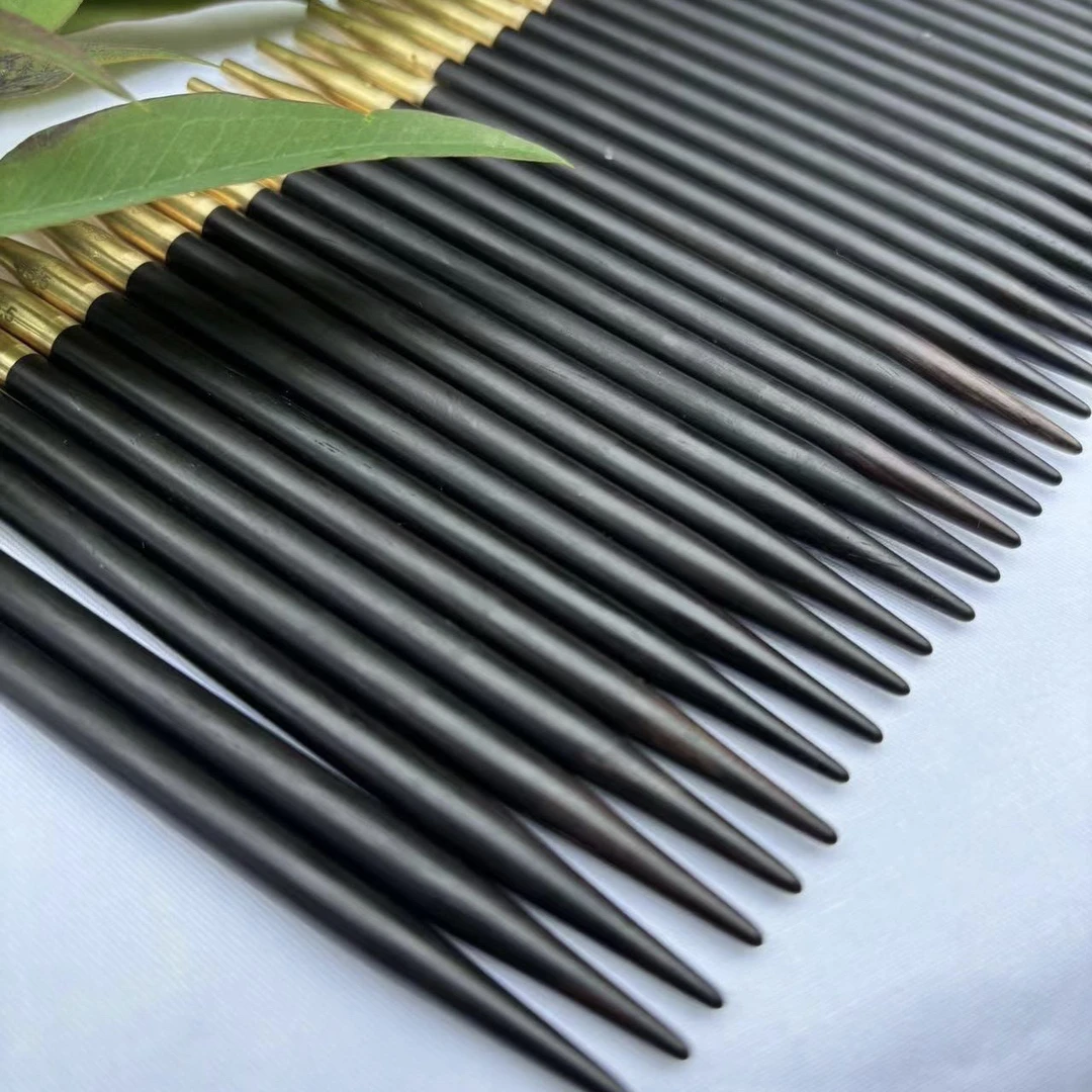 裸针 绿檀 黑檀 圆针毛衣针 仅针头 单副 送一条连接线