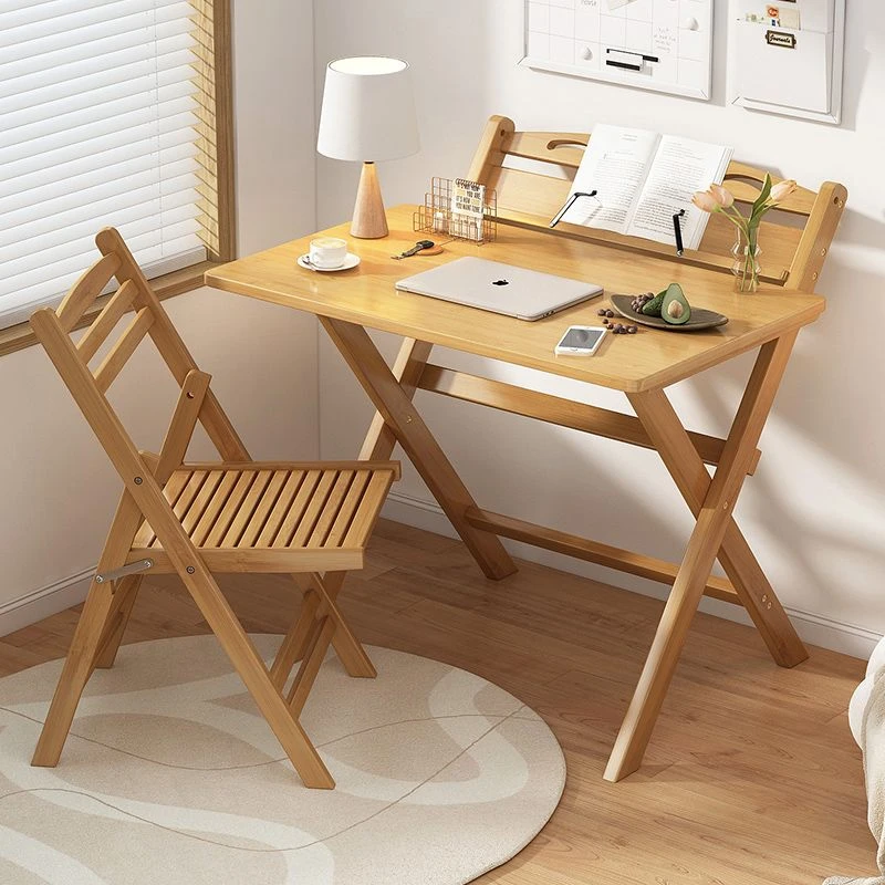 免安装学习桌椅组合小学生家用折叠儿童书桌卧室简约写字桌小户型