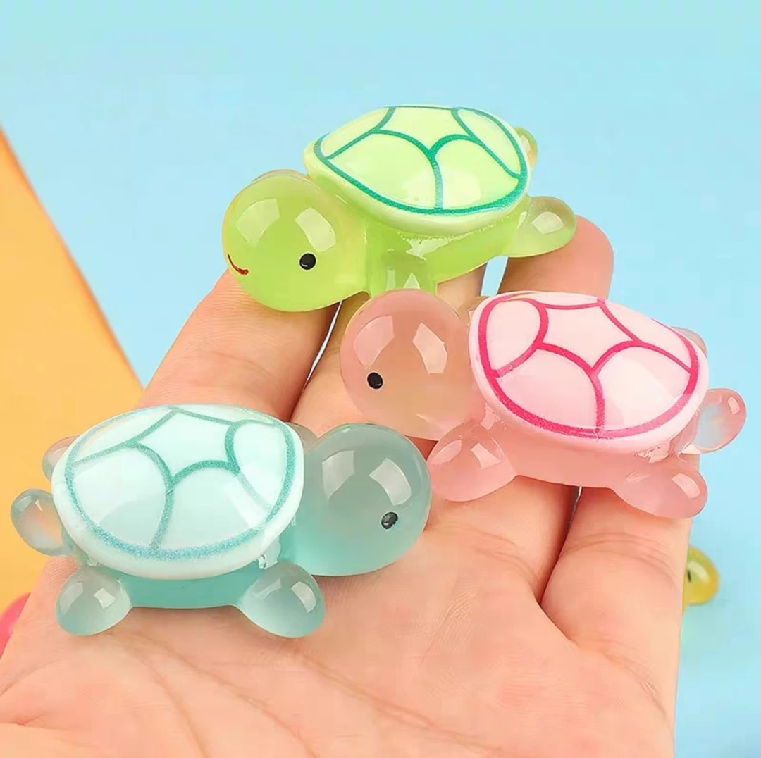 （夜光巨无霸大乌龟）8.6厘米树脂diy配件