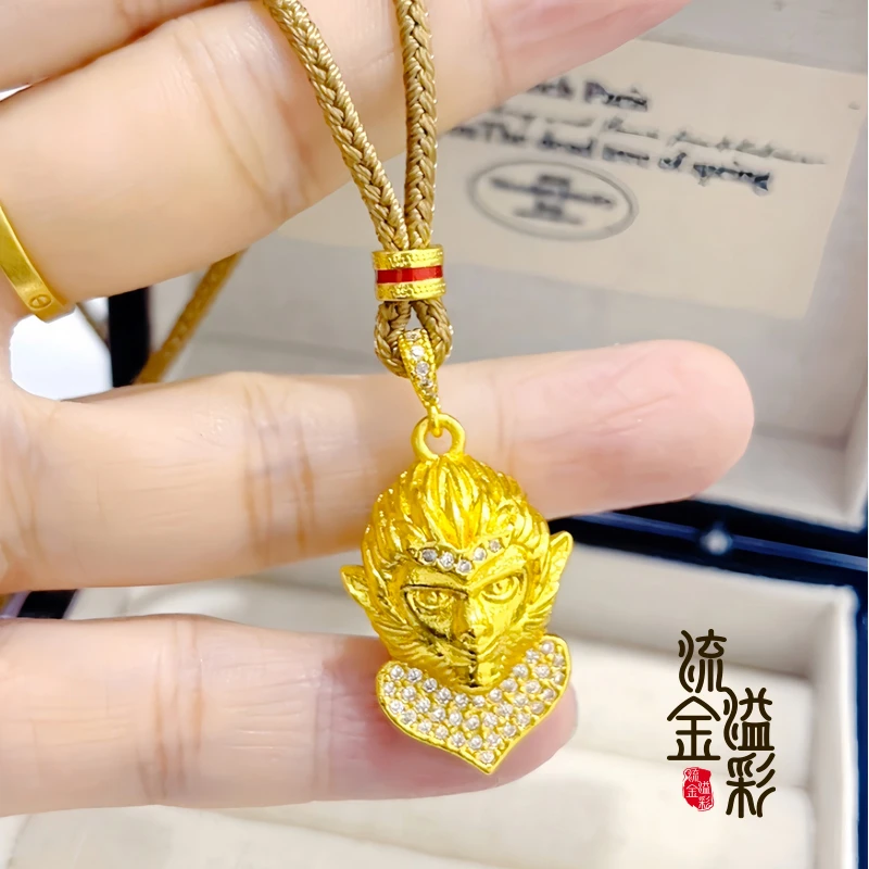 铜合金吊坠 国风古法黑神话悟空【齐天大圣】吊坠时尚国潮风项链