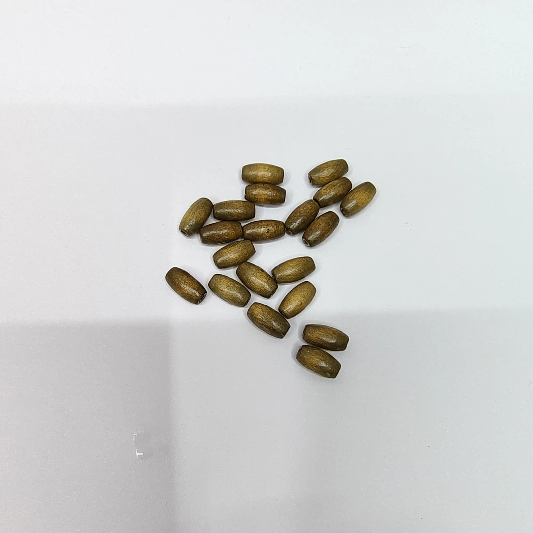 椭圆形木珠 约60粒