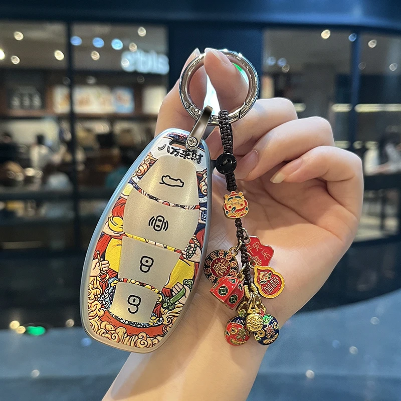 红旗H6钥匙套EH7HS3/HS7/HS5/H5汽车HQ9专用H7H9包壳高档品扣男女