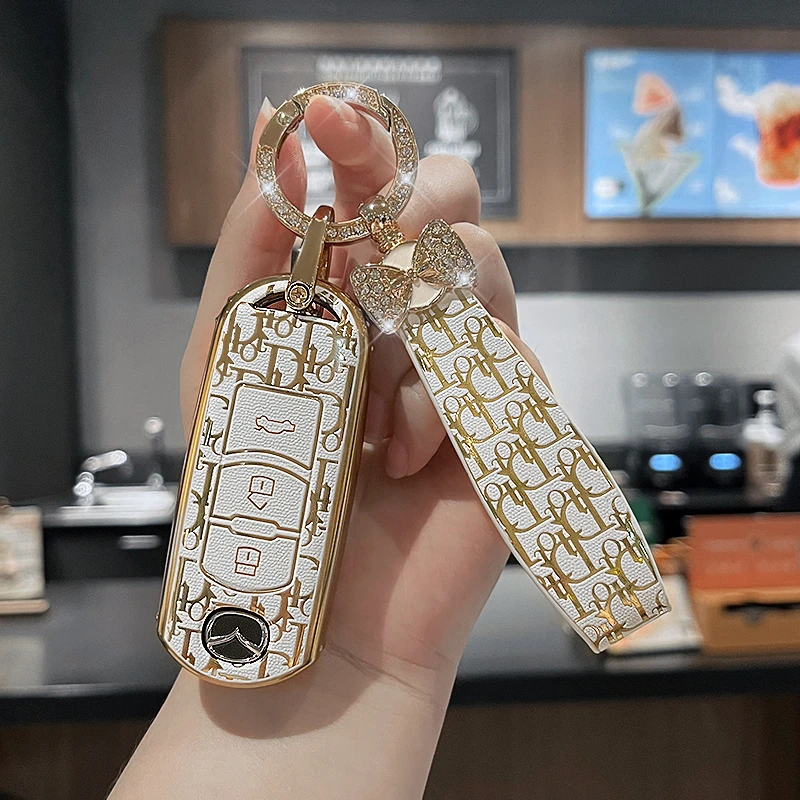 马自达钥匙套CX-4/CX-50马自达3阿特兹CX-5-3昂克赛拉车包壳扣女