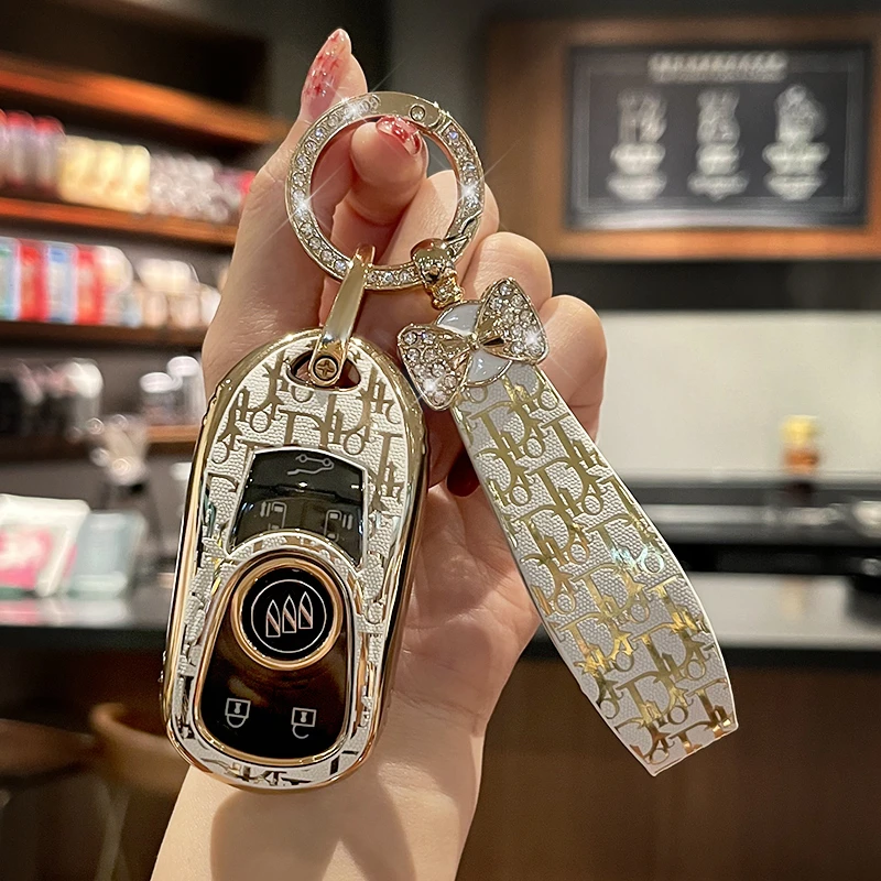 适用2023款别克gl8es钥匙套陆尊壳艾维亚扣653t商务车专用男女款