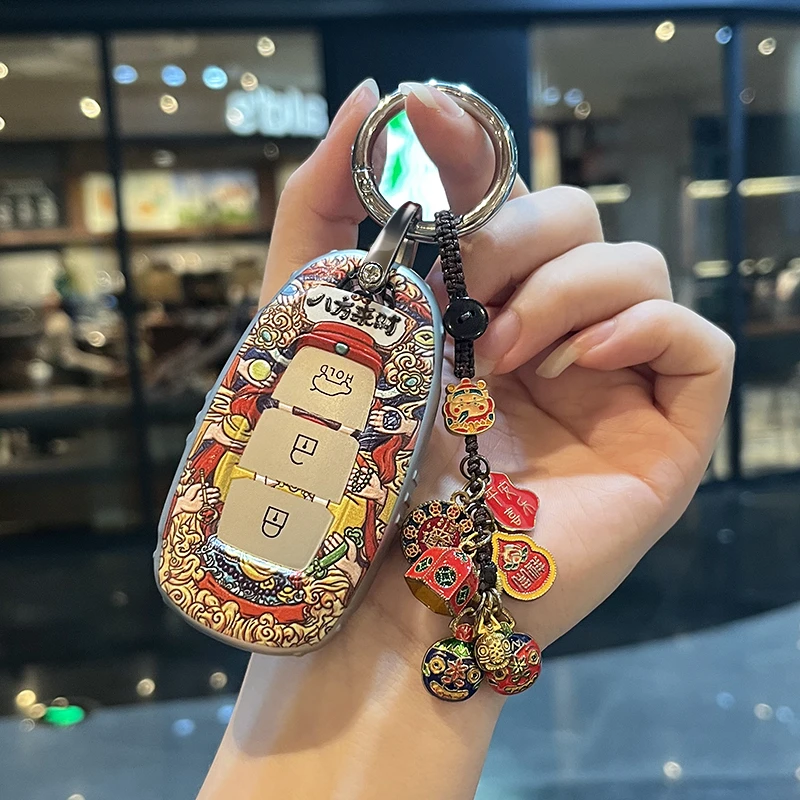 现代ix35钥匙套途胜L伊兰特ix25朗动名图瑞纳悦动悦纳胜达车壳包