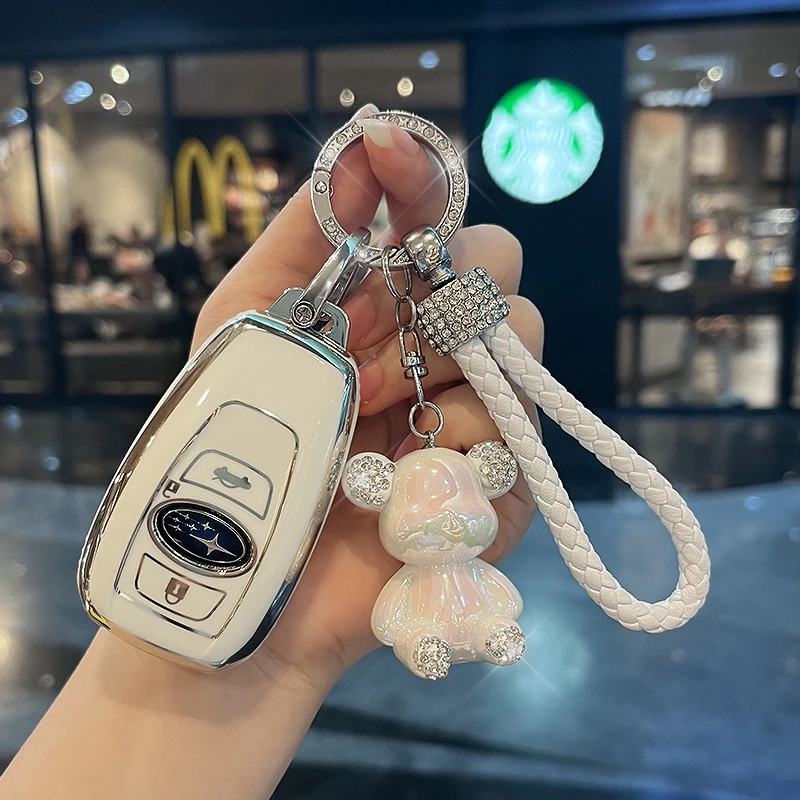 斯巴鲁钥匙套22/23新森林人xv傲虎brz力狮高档汽车壳包扣女专用