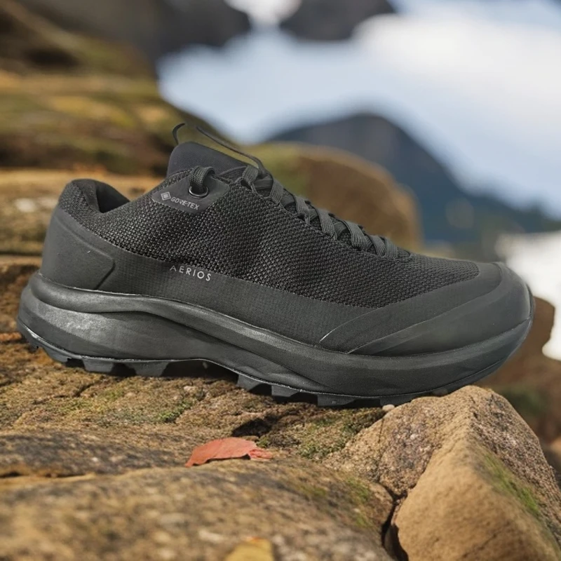 【 FL低帮/GTX防水】黑色男士户外防滑耐磨登山鞋越野徒步鞋