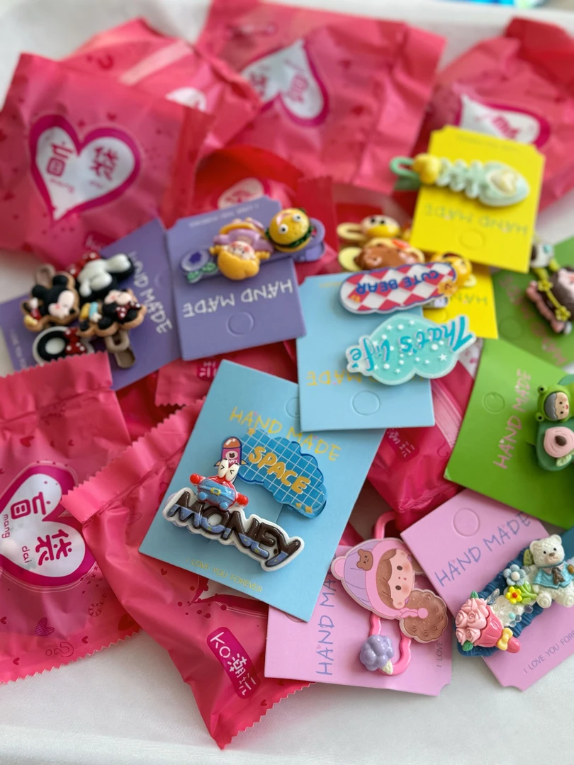 【DIY盲袋发夹拆拆乐】卡纸颜色对对碰