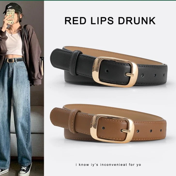 【仙女好物】女款真皮皮带百搭2024新款时尚百搭牛仔裤腰带简约真皮