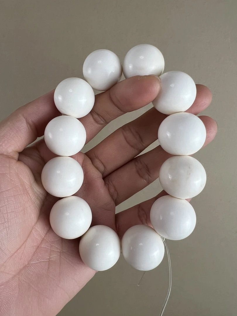 非金属皮质手链 养殖鹿角2.0圆珠手串