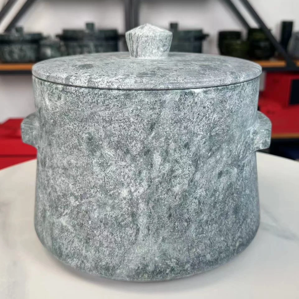 圣地莲花【藏式款】西藏墨脱皂石锅