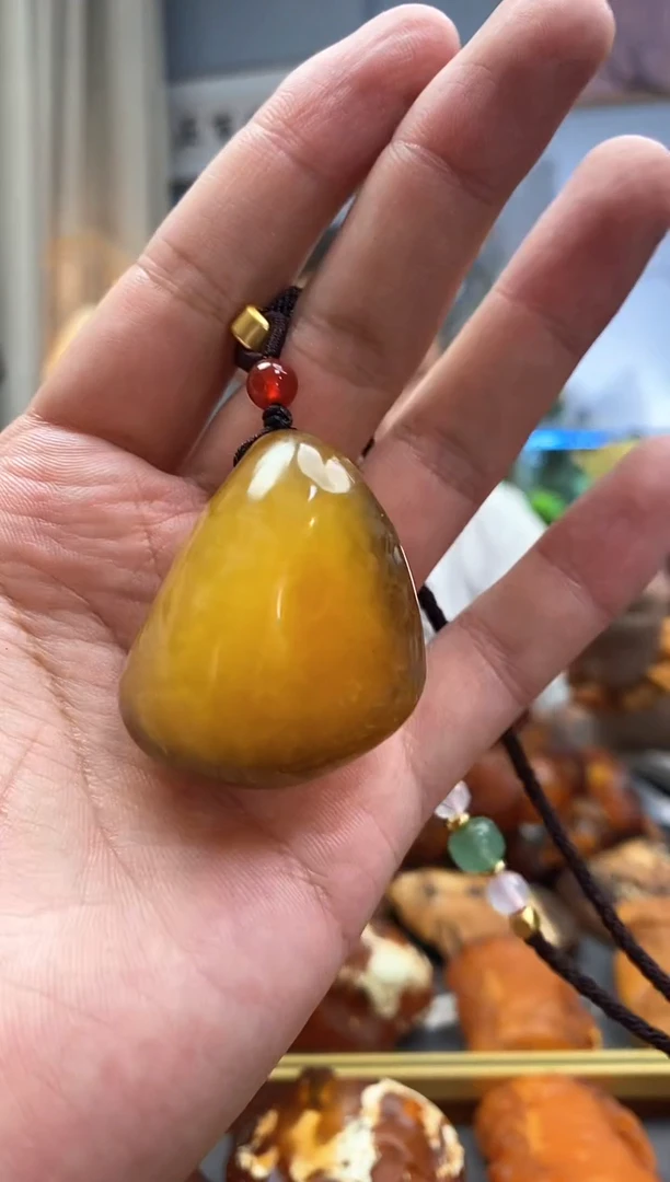 【闪购商品】蜜蜡颈饰未镶嵌吊坠