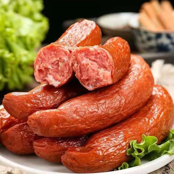 禹澎哈尔滨风味红肠、鲜香可口、好吃不腻、咸淡适中、肉质弹性十足
