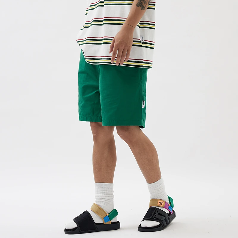 VANIDLES夏季新款机能户外工装短裤男日系宽松休闲棉五分裤防水