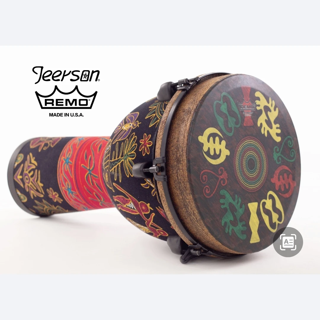 吉尔森美产十四寸整木掏空瑞盟鼓，免费学鼓，赠送终身免费单曲课