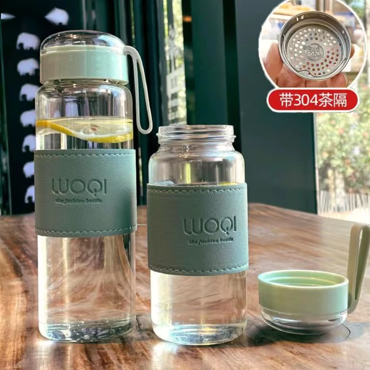 高硼硅玻璃水杯女耐热小巧可爱学生高颜值ins泡茶杯夏季喝水小杯