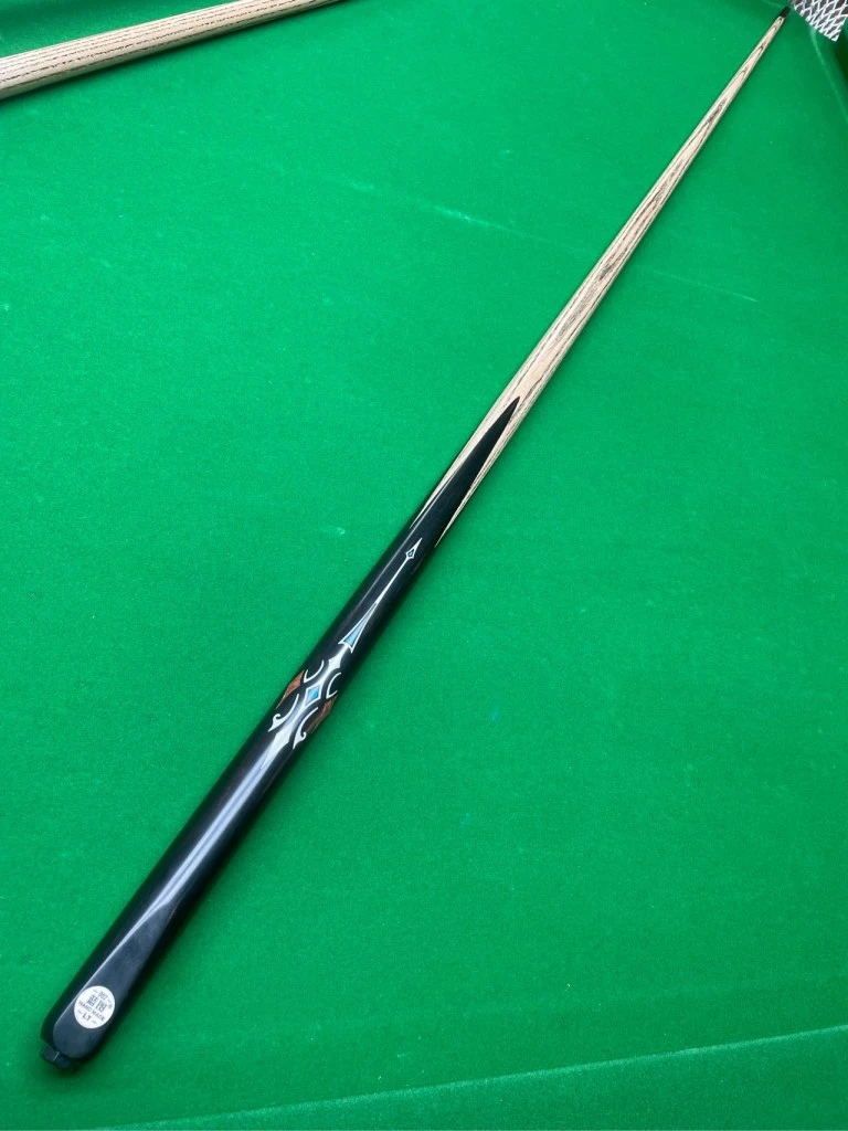 蓝图02通杆黑八专用杆小头中式八球杆斯诺克优选打台球