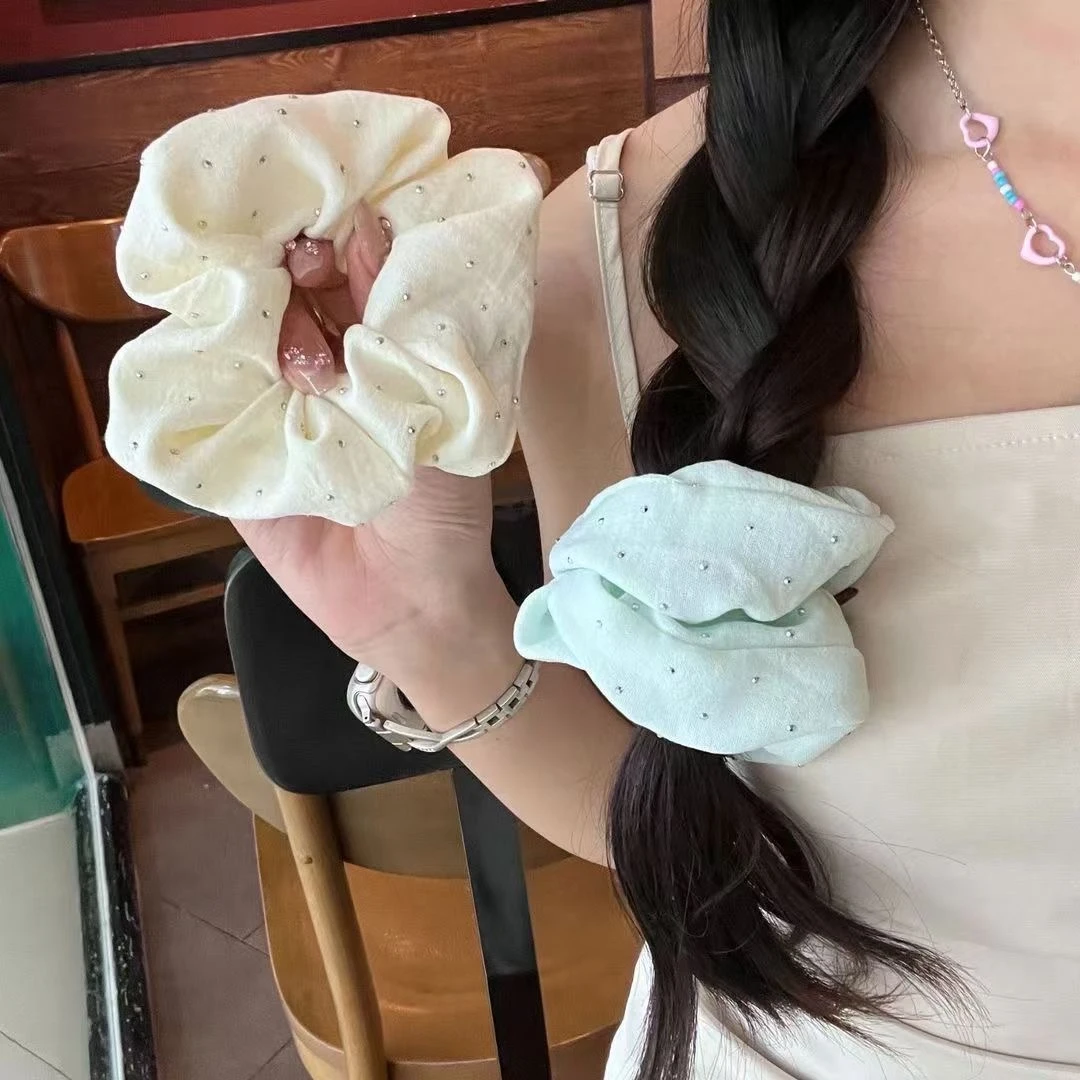 【8个装】少女百搭春夏新款丸子头大肠发圈高级气质可爱法式ins风