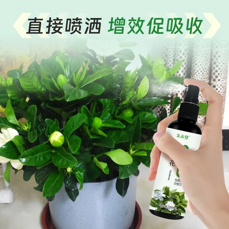 栀子花专用肥料治黄叶掉苞不开花酸性盆栽通用营养液花肥茉莉花开