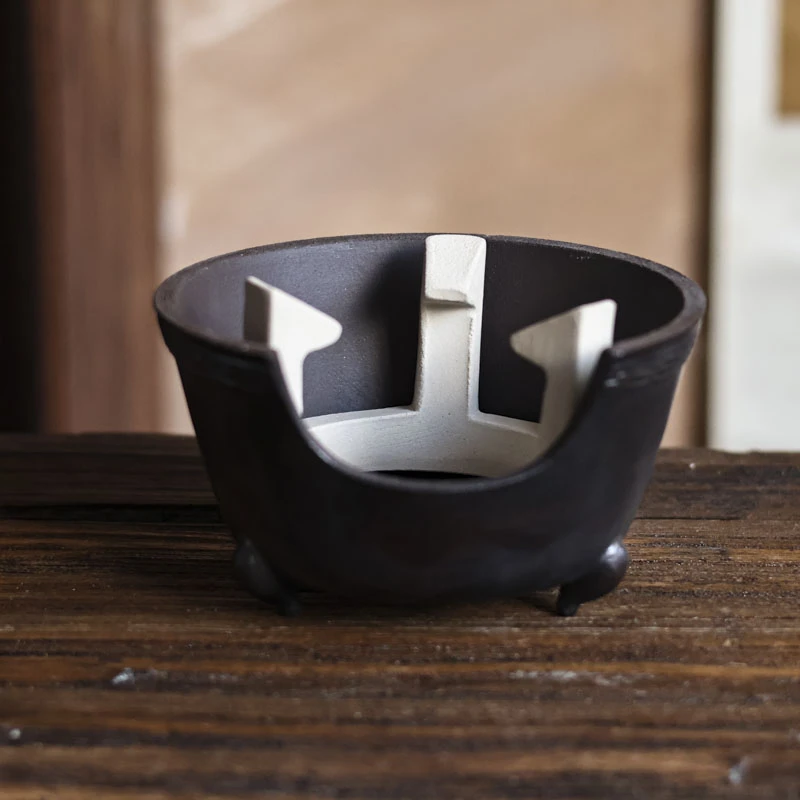 *斋居溪元回纹五德炉（溪元S0124）