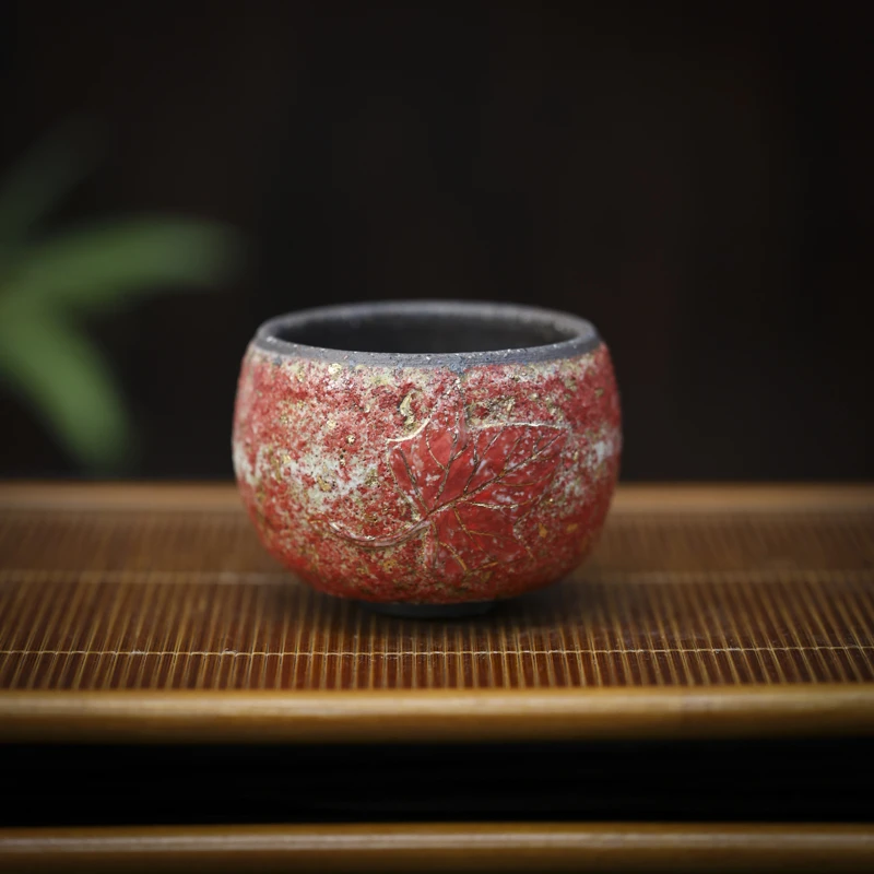 斋居 红金大叶-高越-茶杯-170ml（高越S0561）